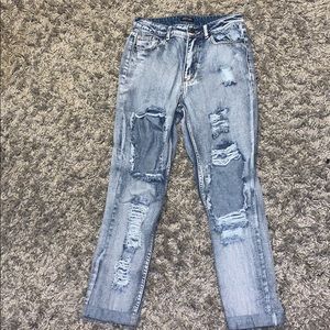 Nastygal distressed jeans